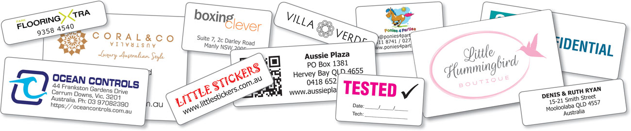 examples of personalised stickers