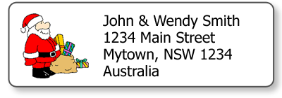 Christmas Return Address Labels